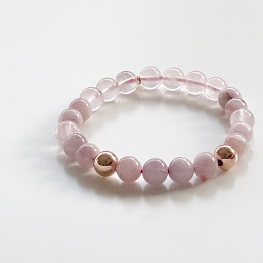 Kunzite and Rose Quartz