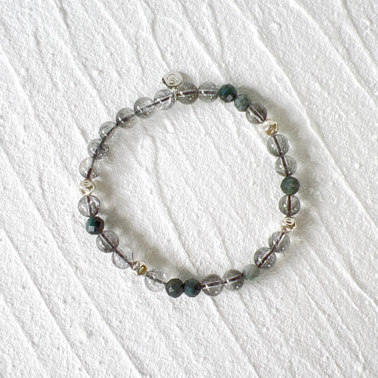 黑金紅石英,鷹眼