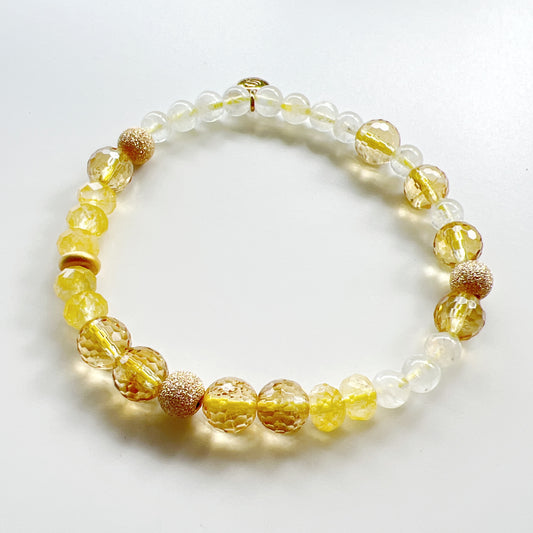 黃水晶和月光石