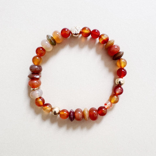 Carnelian and Indian Agate