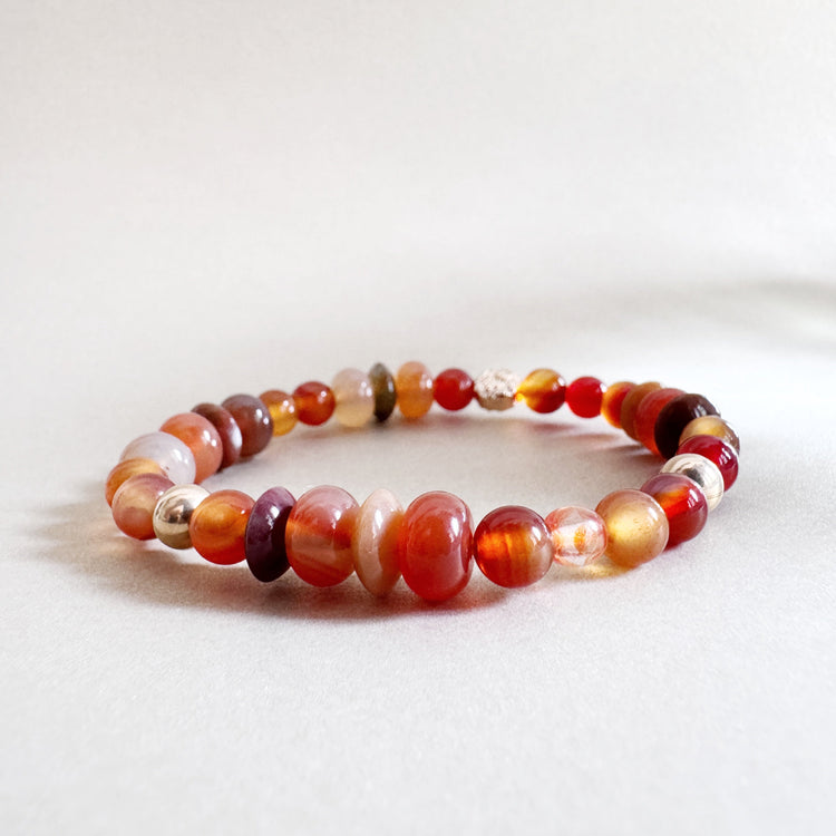 Carnelian and Indian Agate