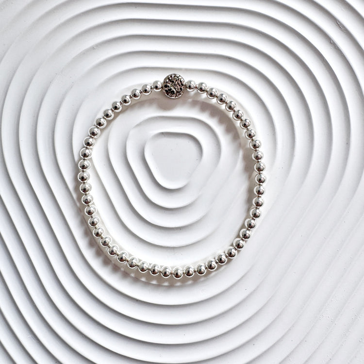 Sterling Silver Bracelet 4mm