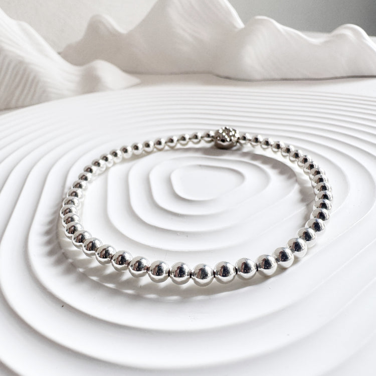 Sterling Silver Bracelet 4mm