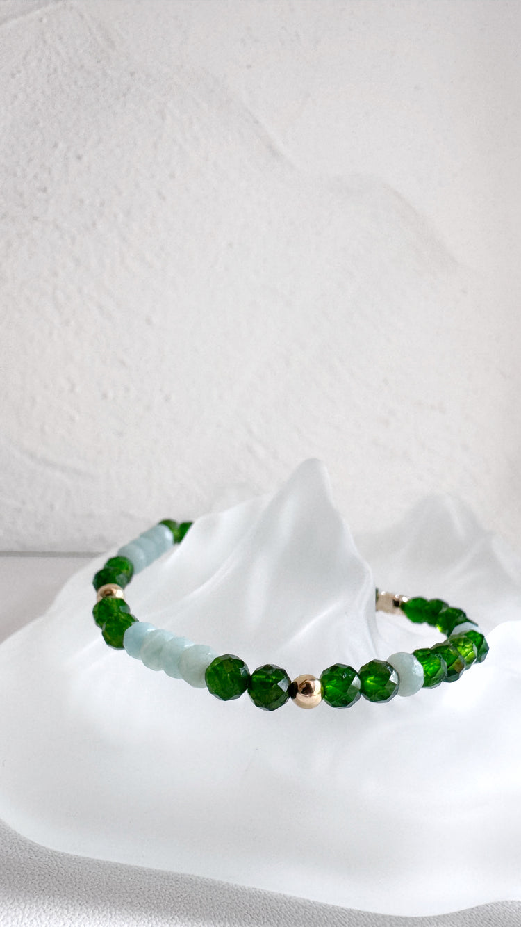Diopside and Amazonite