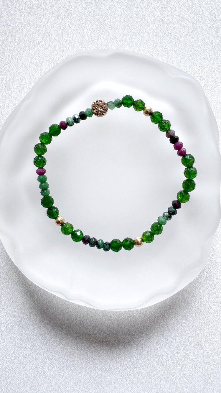 Diopside and Zosite